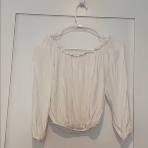 Brandy Melville Maura white off the shoulder top